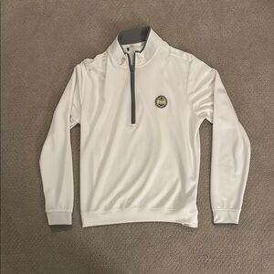 Adidas White PGA pullover